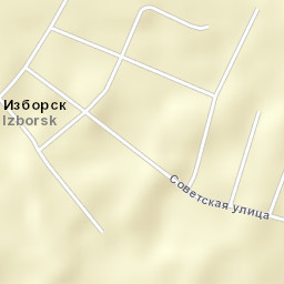 Novyy Izborsk Street Map