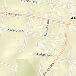 Aloja Street Map