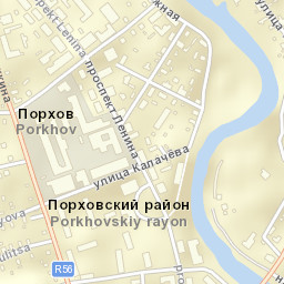 Porkhov Street Map