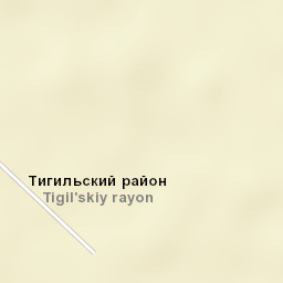 Tigil’skiy Rayon Street Map