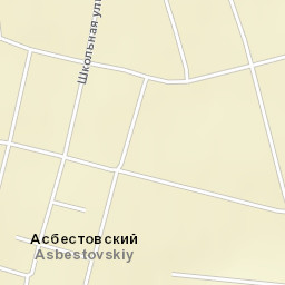 Asbestovskiy Street Map