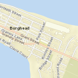 Burghead Street Map