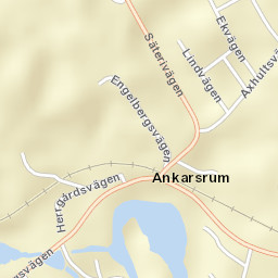 Ankarsrum Street Map