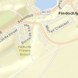 Findochty Street Map