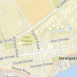 Invergordon Street Map