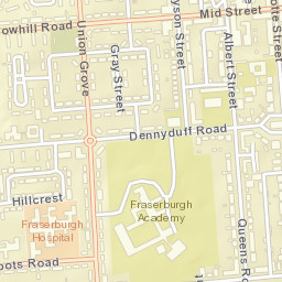 Fraserburgh Street Map