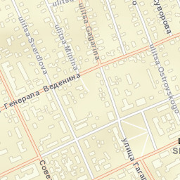 Shakhun’ya Street Map