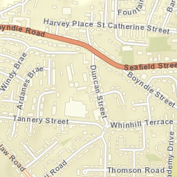 Banff Street Map