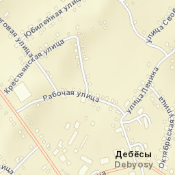 Debesy Street Map