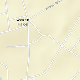 Fakel Street Map