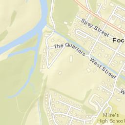 Fochabers Street Map