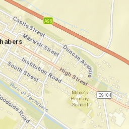 61 A96, Fochabers, Moray IV32, UK Street Map