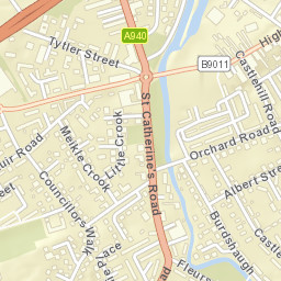 Forres Street Map