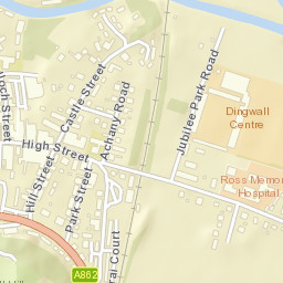 Dingwall Street Map