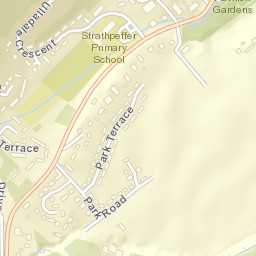 Strathpeffer Street Map