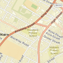 107 B9090, Nairn, Highland IV12, UK Street Map