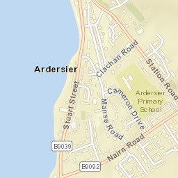 Ardersier Street Map