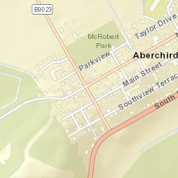 Aberchirder Street Map