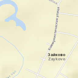 Zaykovo Street Map