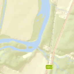 A862, Dingwall, Highland IV7, UK Street Map