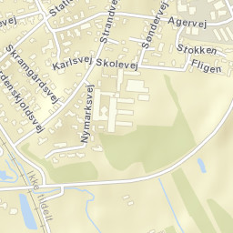 Strandby Street Map