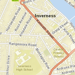 Inverness Street Map