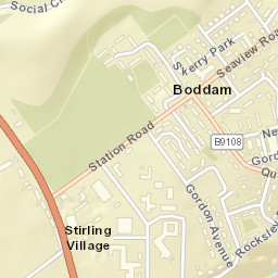 Boddam Street Map