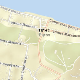 Plës Street Map