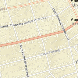 Uren’ Street Map