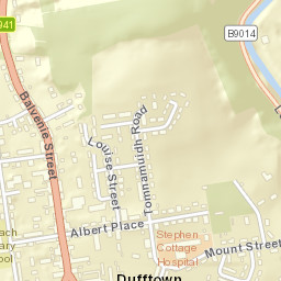 Dufftown Street Map