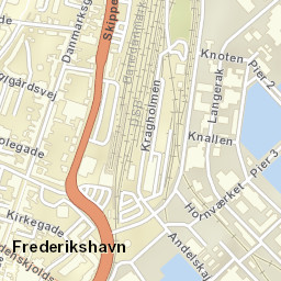 Frederikshavn Street Map