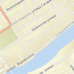 Kungur Street Map