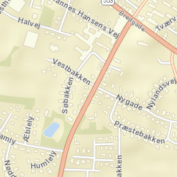 Tårs Street Map