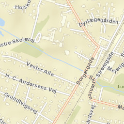 Vrå Street Map