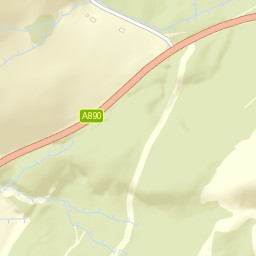 A890, Strome Ferry, Highland IV53, UK Street Map