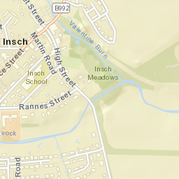 Insch Street Map