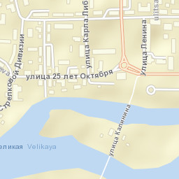 Ostrov Street Map