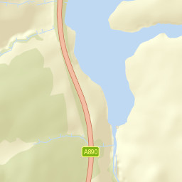 A890, Kyle, Highland IV40, UK Street Map