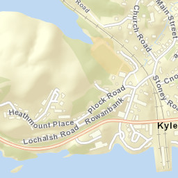 A87, Highland IV40, UK Street Map