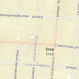 Osa Street Map