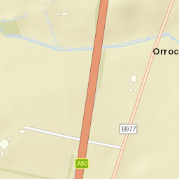 A90, Aberdeen, Aberdeenshire AB23, UK Street Map