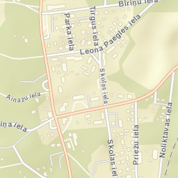 Saulkrasti Street Map