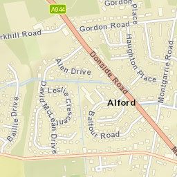 Alford Street Map