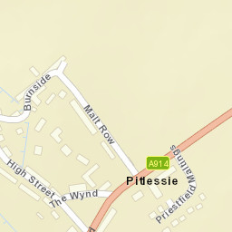 Cupar Rd, Cupar, Fife KY15, UK Street Map