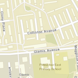 322 Colliston Ave, Glenrothes, Fife KY7, UK Street Map