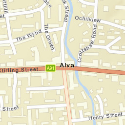95 Stirling St, Alva, Clackmannanshire FK12, UK Street Map