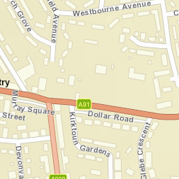 Murray Square, Tillicoultry, Clackmannanshire FK13, UK Street Map