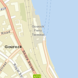 82 Shore St, Gourock, Inverclyde PA19 1RD, UK Street Map