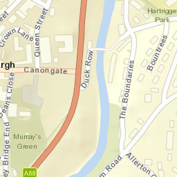 Crown Ln, Jedburgh, Scottish Borders TD8, UK Street Map