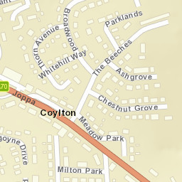 Ayr Road, Coylton, South Ayrshire KA6, UK Street Map